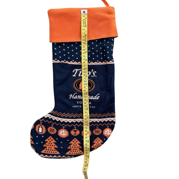 Tito's Vodka Christmas Stocking from 2024 Promotion Fully Lined 2-Sided Lot - Picture 3 of 5